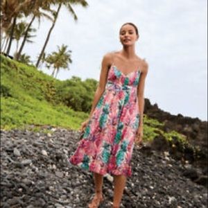 J. Crew Ratti Painted Pineapple Dress